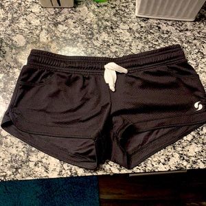 Black soffe athletic shorts